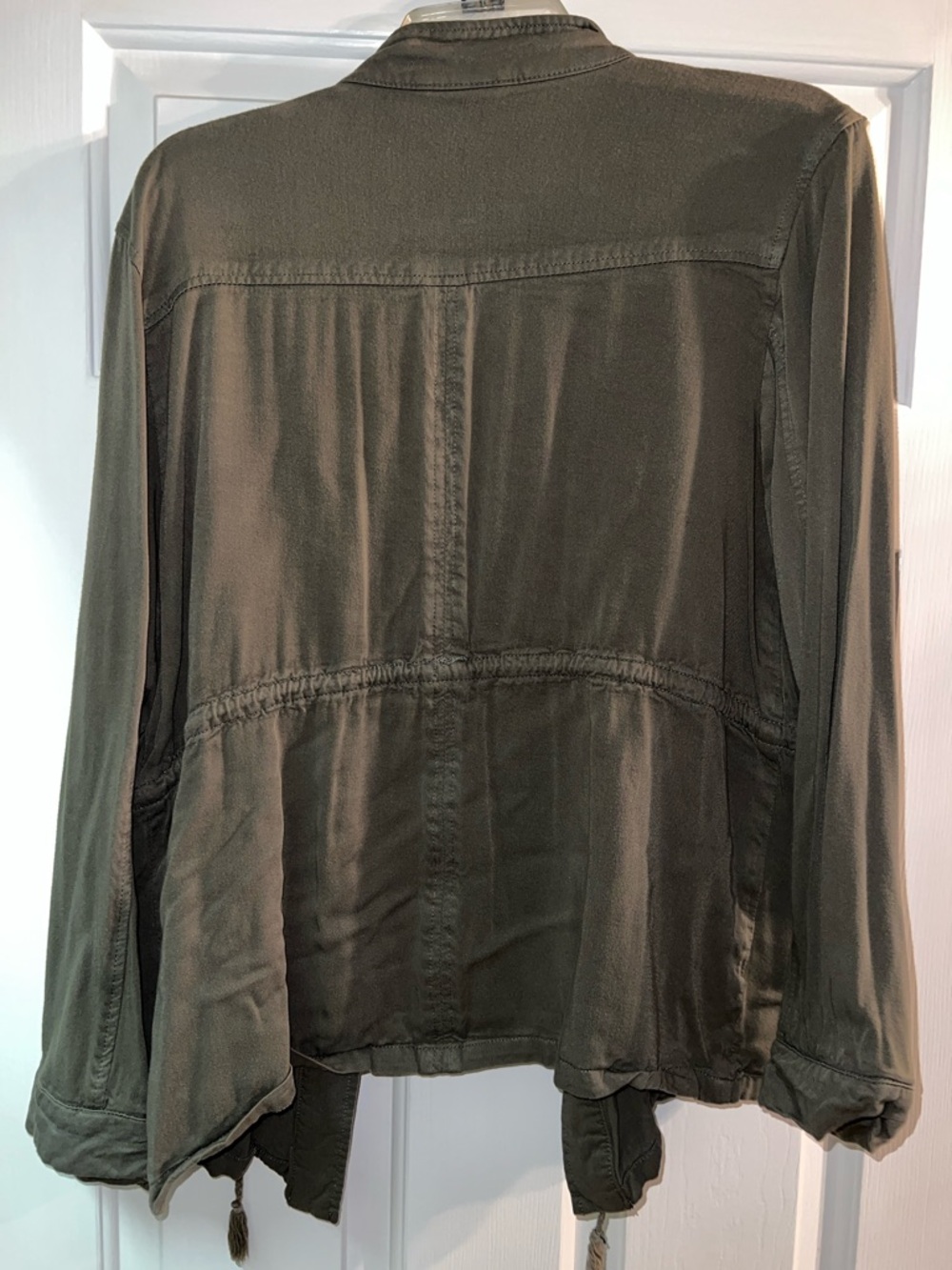 H&M Olive Green Utility Jacket with Gold Hardware - Picture 4 of 4
